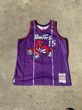 Mitchell & Ness 1998-99 Vince Carter Toronto Raptors Dino Swingman Jersey #15